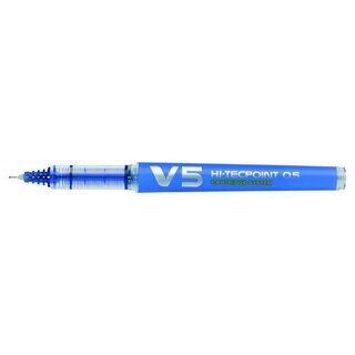 Tintenroller Pilot 2237, Pen V5, Strichstrke: 0,3mm, blau