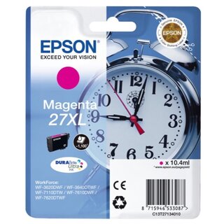 Tintenpatrone Epson T271340, Reichweite: 1.100 Seiten, magenta