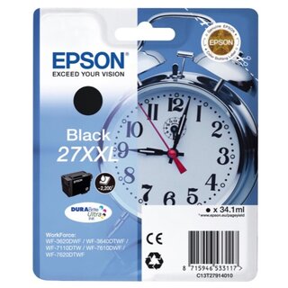 Tintenpatrone Epson T279140, Reichweite: 2.200 Seiten, schwarz