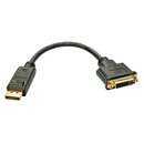 Lindy Adapterkabel DisplayPort DVI schwarz 15cm