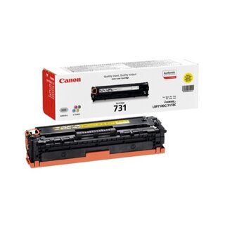 Toner Canon 6269B002 - 731, Reichweite: 1.500 Seiten, gelb