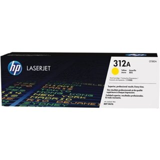 Toner HP CF382A, Reichweite: 2.700 Seiten, gelb