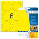 Folien-Etiketten Herma 8035 Signalschilder, D 85mm (LxB),...