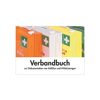 Verbandbuch Söhngen 8001008, bei Betriebsunfällen, A5, grün