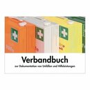 Verbandbuch Söhngen 8001008, bei Betriebsunfällen, A5, grün