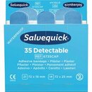 Pflasterstrips Salvequick 6735, detectable, Mae: 72x19...