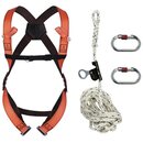 Absturzsicherungsset Delta Plus ELARA150, mit Gurt und Seil
