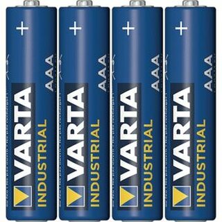 Batterie Varta 4003211304, Micro, LR03/AAA, 1,5 Volt, Industrial, 4 Stck