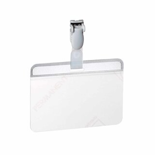 Namensschild Durable 8149, 54 x 90mm, für Visitenkarten,...
