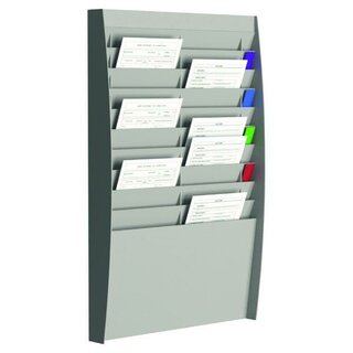 Wandprospekthalter Paperflow A4V2X10.02, 20 Fächer für...
