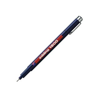 Fineliner edding 1800 Profipen 0.1, Strichstärke: 0,1 mm,...
