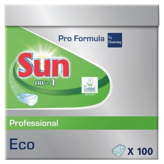 Spülmaschinentabs Sun Pro All in one ECO, 100 Tabs