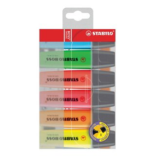Textmarker Stabilo Boss Original 70/6, Strichstärke:...