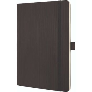 Sigel Notizbuch Conceptum Softcover schwarz 135x210x14mm liniert