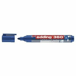 Boardmarker edding 360, Rundspitze, Strichstrke: 1,5-3mm, blau