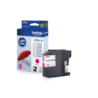 Tintenpatrone Brother LC-225XLM, Reichweite: 1.200 Seiten, magenta