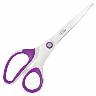 Schere Leitz 5319, Lnge: 20,5 cm, Stahl, ergonomischer Griff, violett metallic