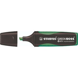 STABILO Textmarker GREEN BOSS 6070/33, Keilspitze, 2 - 5 mm, grn