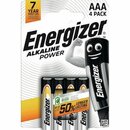 Alkaline Batterie Energizer AAA/E92, 4 Stck