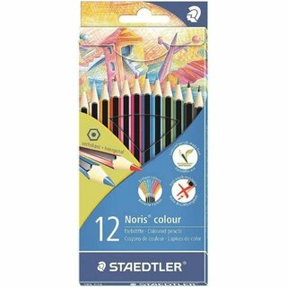 Noris Buntstifte Staedtler 185, sortiert, 12 Stück