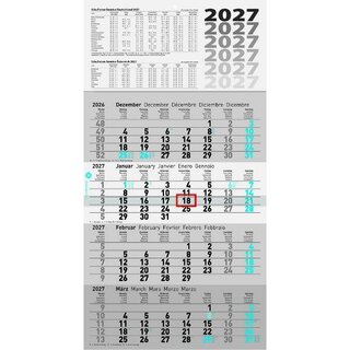 Glocken 4-Monatskalender 5070242006, 30 x 60cm, UWS, 2027