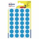 Markierungspunkte Avery Zweckform PSA15B, D 15mm, blau,...