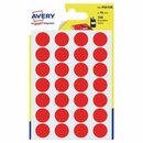 Markierungspunkte Avery Zweckform PSA15R, D 15mm, rot,...