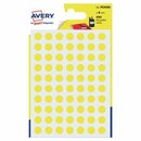 Markierungspunkte Avery Zweckform PSA08J, D 8mm, gelb,...