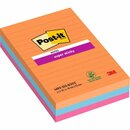 Haftnotizen Post-it Super Sticky 4690-S3B, 101 x 152 mm,...