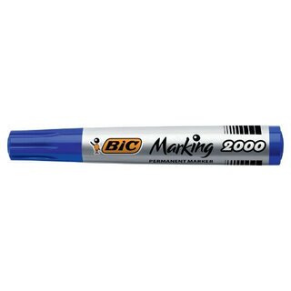 BIC 2000 Perm. Marker Rundspitze Blau