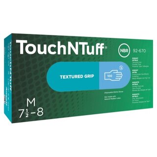 Chemikalienschutzhandschuhe TouchNTuff 92-670, Nitril, Gr. 8,5-9, blau, 100 St