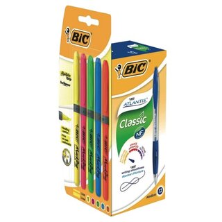 Kugelschreiber BIC 933975 Atlantis Premium, Strichstärke:...