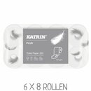 Toilettenpapier Katrin 104872, 3-lagig, 250 Blatt, wei,...