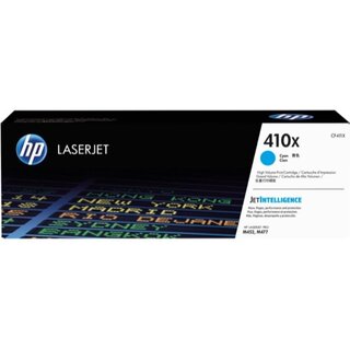 Toner HP CF411X, Reichweite: 5.000 Seiten, cyan