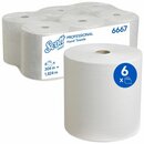 Papierhandtcher Scott 6667, auf Rolle, 304m, 1-lagig,...