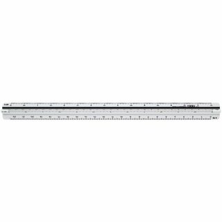 Dreikantmaßstab M+R 716370010 , Länge: 30cm, Teilung:...