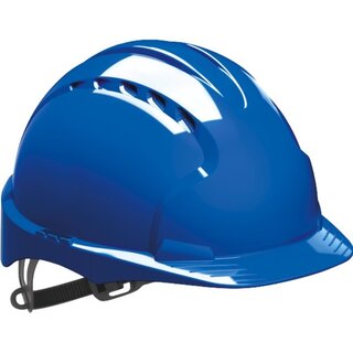 Schutzhelm JSP EVO3 AJF160, aus HDPE, Gleitverschluss belftet, blau