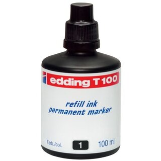 Nachfülltusche edding T100, Inhalt: 100ml, schwarz