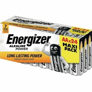 Batterie Energizer E300456400, Mignon, LR06/AA, 1,5 Volt, VALUE, 24 Stück