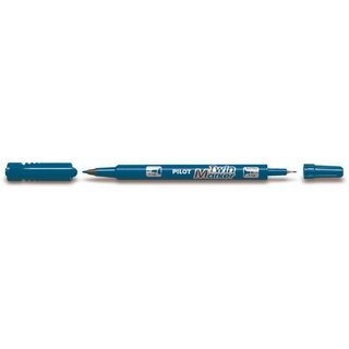 Pilot Permanentmarker BeGreen Twin 4045703, 2 Spitzen: 0,4 & 0,8 mm, blau