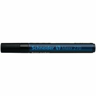 Lackmarker Schneider Maxx 270, Rundspitze, Strichstrke: 1-3mm, schwarz