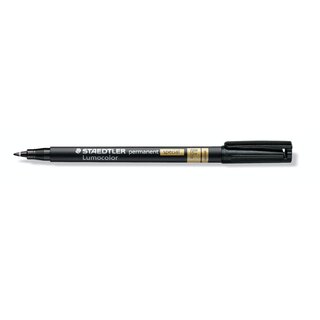 OHP-Stift Staedtler Lumocolor 319F, wasserfest, Strichstrke: 0,6mm, schwarz