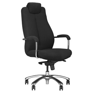 Bürostuhl Monaco, Synchronstuhl, bis 150kg, schwarz