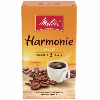 Kaffee Melitta Harmonie mild, gemahlen, 500g