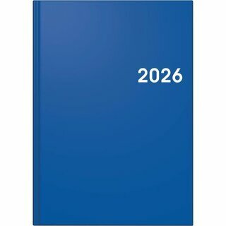 Brunnen Buchkalender 1079561036, 1T/1S, A5, blau, 2026