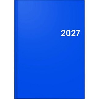 Brunnen Buchkalender 1079561036, 1T/1S, A5, blau, 2027