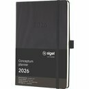 Sigel Buchkalender C2619 Conceptum, 1W/2S, Hardcover, A5,...