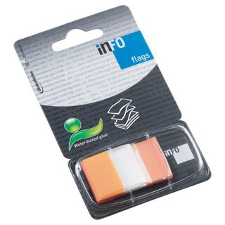 Haftmarker Global Notes Index 7728, 25 x 43mm, 50 Haftstreifen, orange