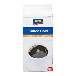 Kaffee Aro 567422, Gold, gemahlen, 500g