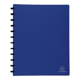 Sichtbuch Exacompta 86362E, A4, mit 30 Hüllen, blau